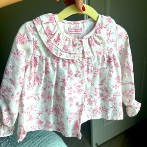 LA COQUETA BABY BLOUSE, 12MOS